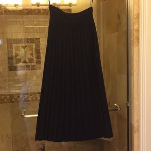 Vintage Pleated Sweater Skirt